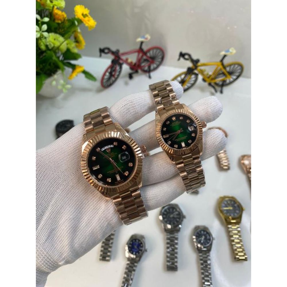 ROLLEX JUST DAY DATE COUPLE WATCH