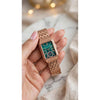 Fossiil Women ES5398 Sunmoon Rosegold Green