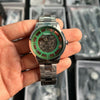 Fossi l Townsman Chain Silver Green