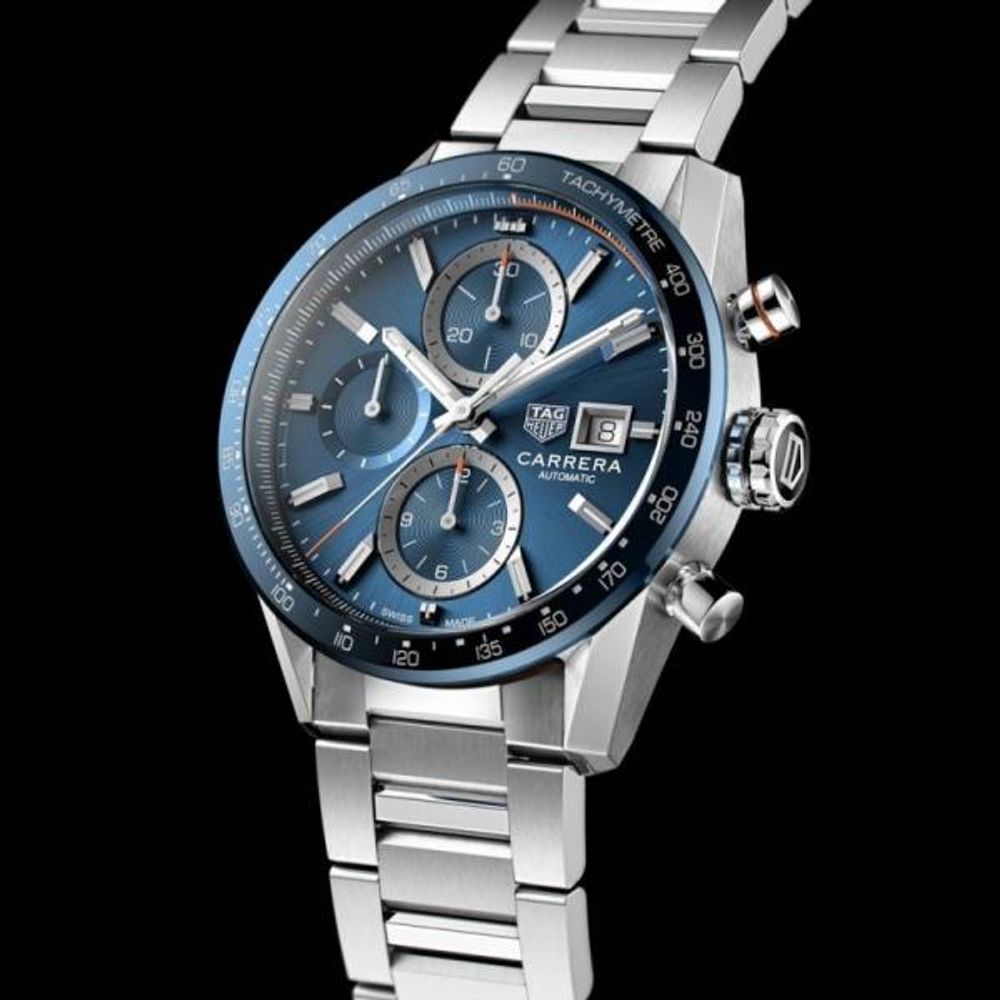 Tag Heuee_r carrera caliber 17 japan silver blue