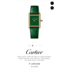 Cartie r Tank Louis Copper Green Slim Premium Watch