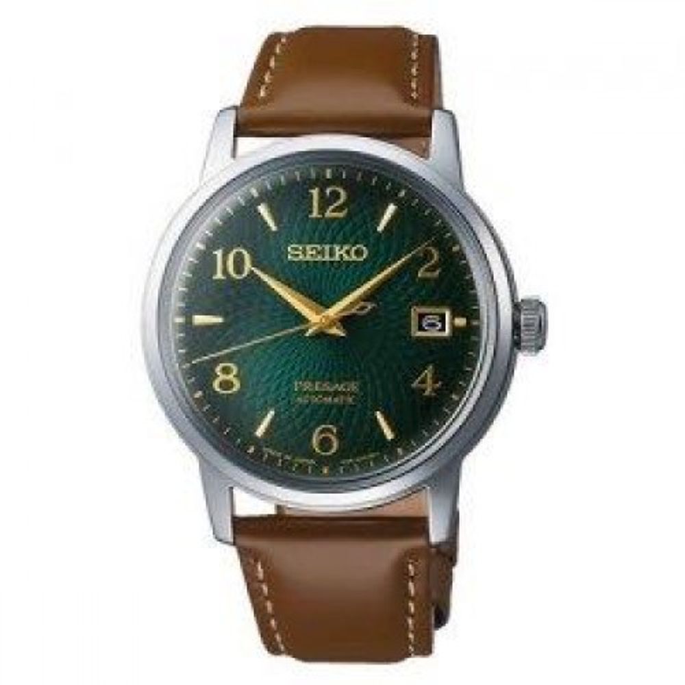 Seiko Presage Tan Green