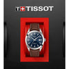 Tisot Powermatic 80 Silicium Brown Blue Leather