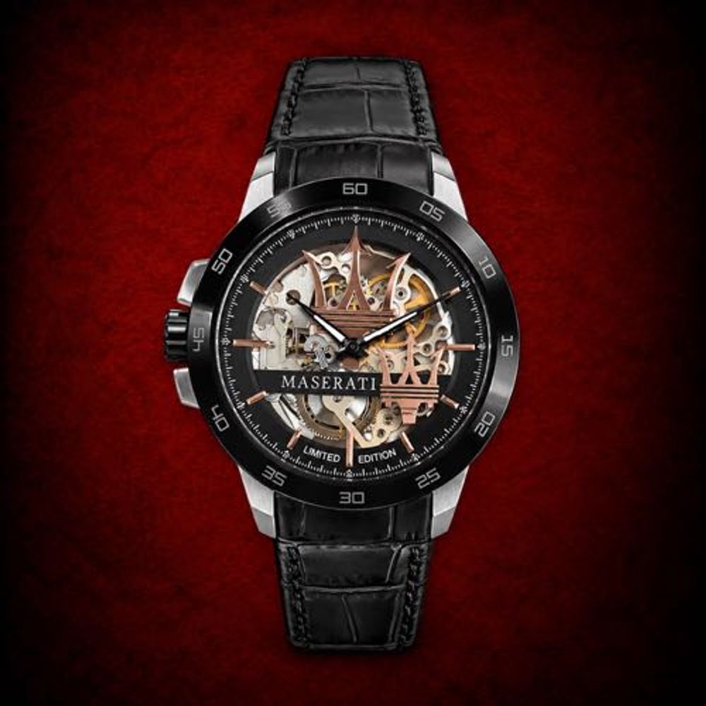 Authentic Grade Maserati Limited Edition Skeleton Automatic R8821119007