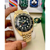 rollex_gmt master 2 Gold black bazel