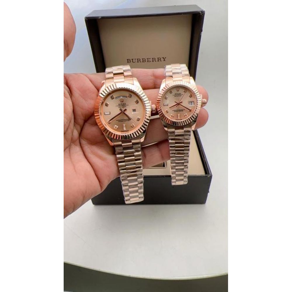 ROLLEX JUST DAY DATE COUPLE WATCH