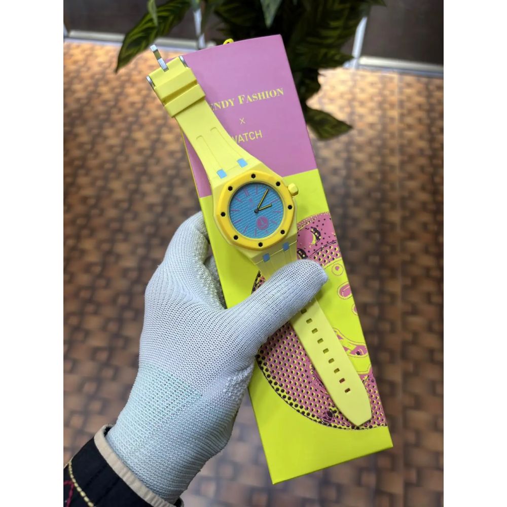 AP X SWATCH ROYAL POP WITH BOX AND SILICON STRAP