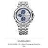 Maurice Lacroix Aikon Chronograph Silver White Blue Metal AUTHENTIC Store Quality