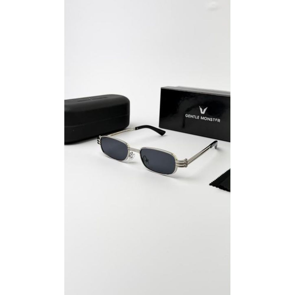 Gentle monster silver Black 3012