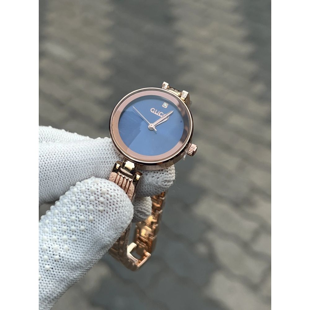 Gucc_i Rose Gold Blue