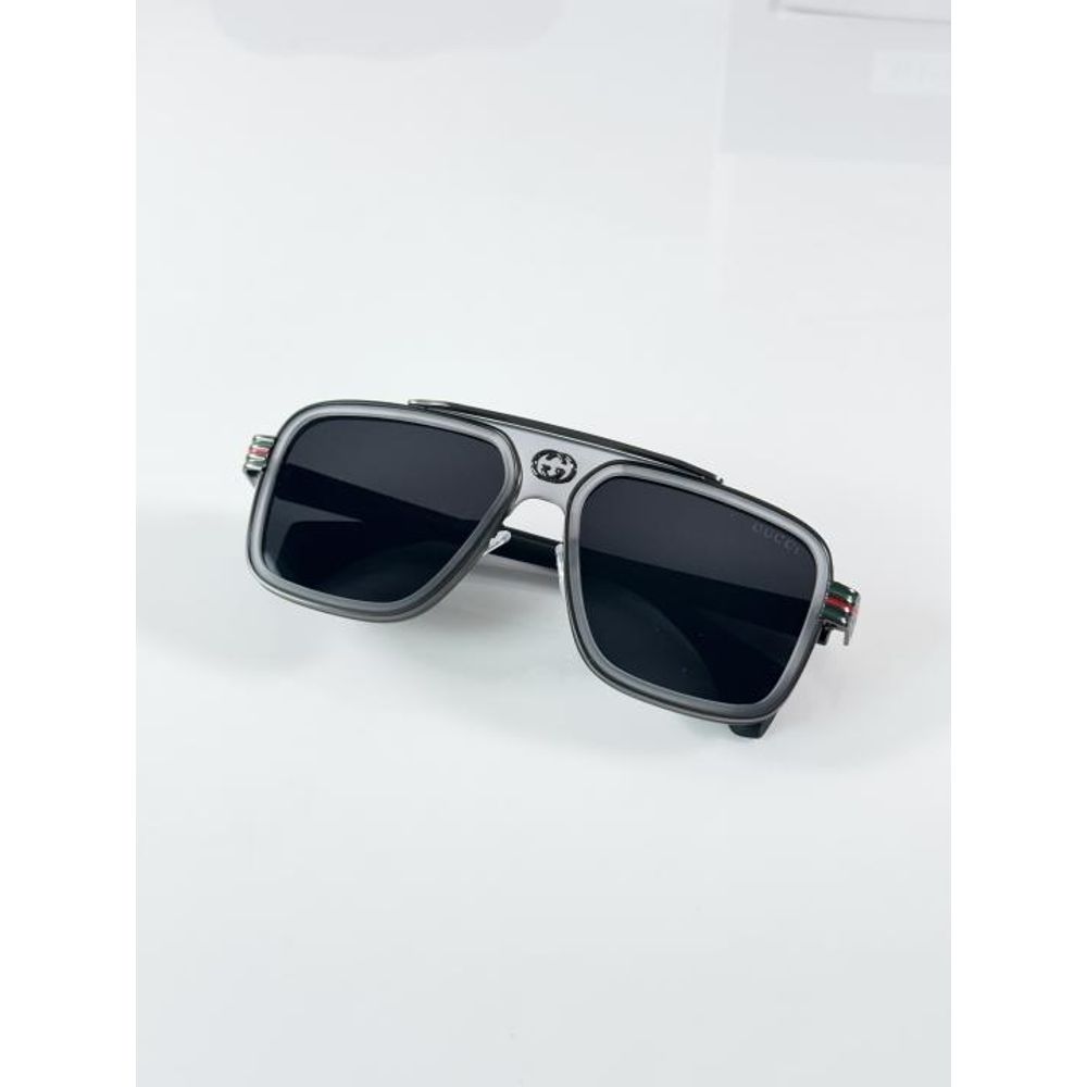 Guchi 1295 Mate Grey Black