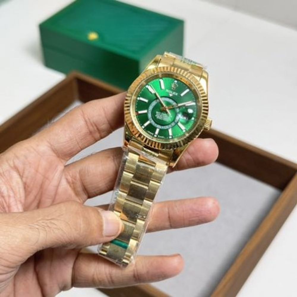 sale Rollex Sky Dweller 2025 Green Dial