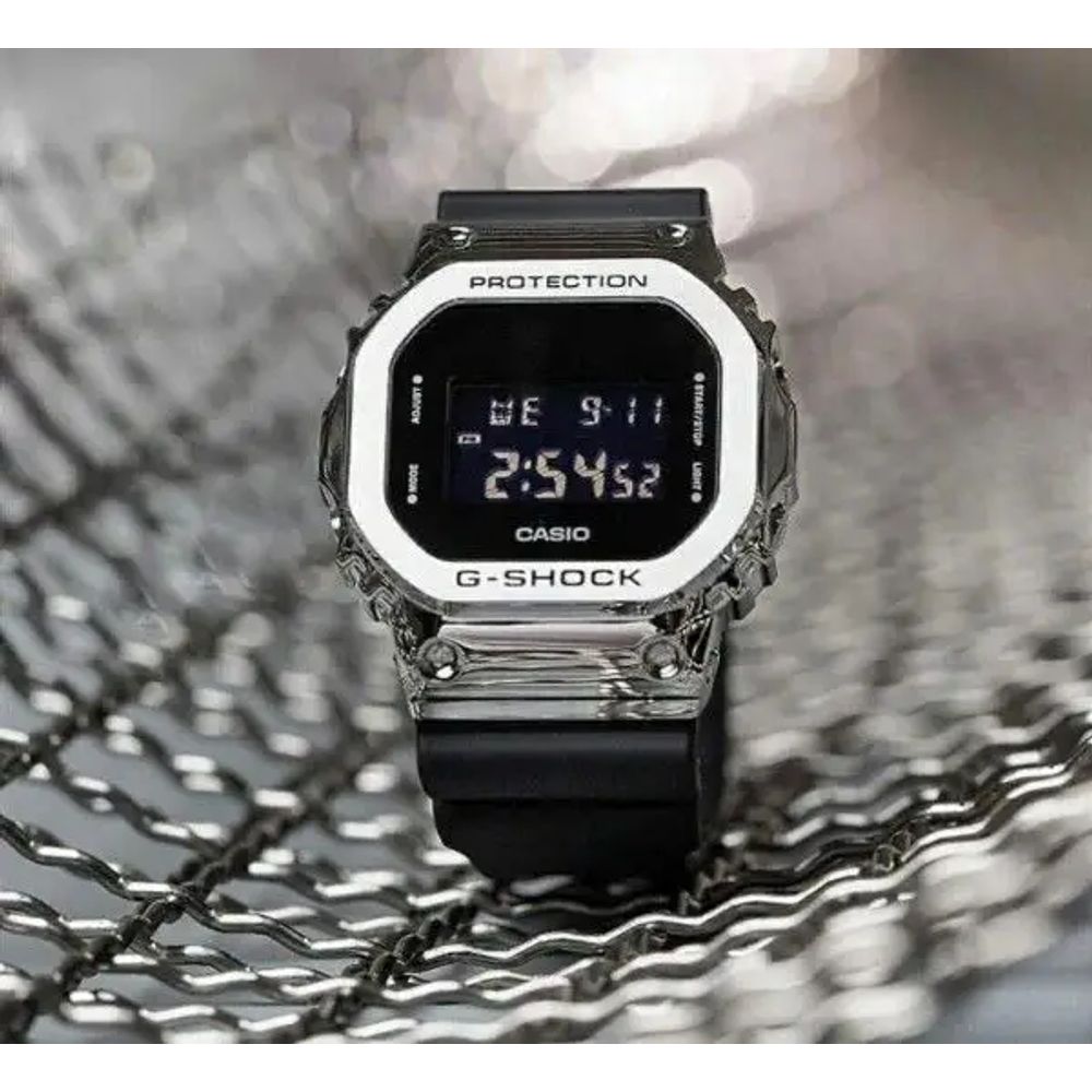 Gshock GM-5600BB Silver