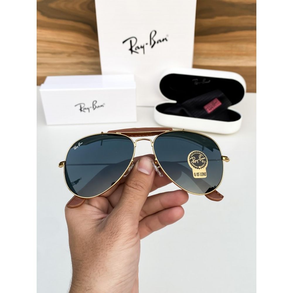 RAYBA gold black bar 3422-85