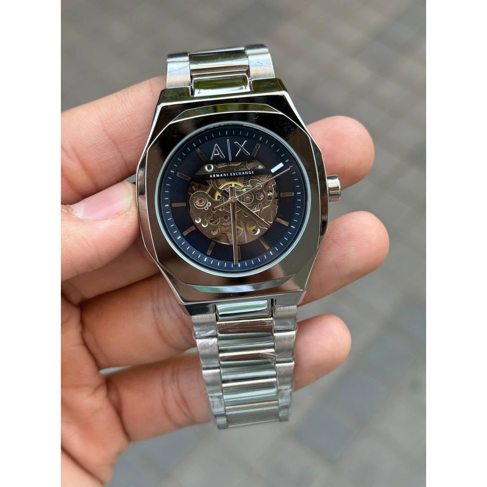 Arman i Exchange Skeleton Square Open Machine Silver Blue