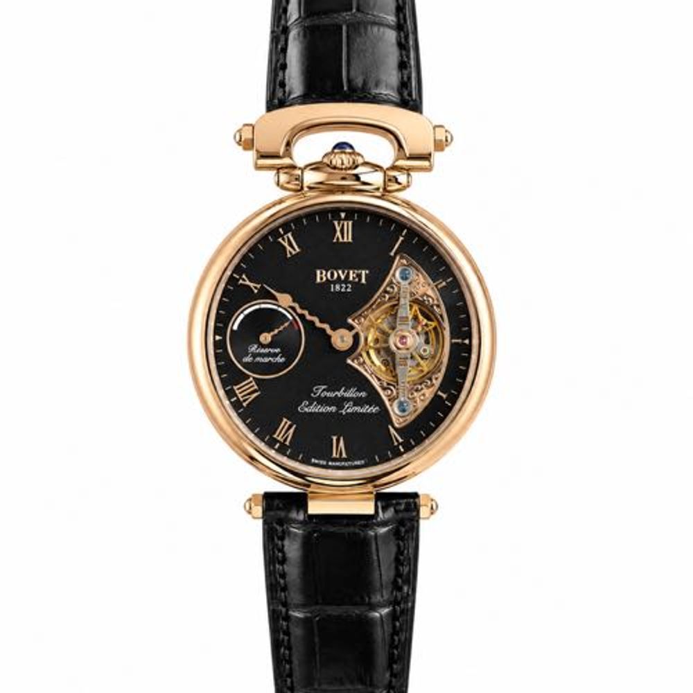 Bovet Amadeo Fleurier Tourbillion Black Rose Gold