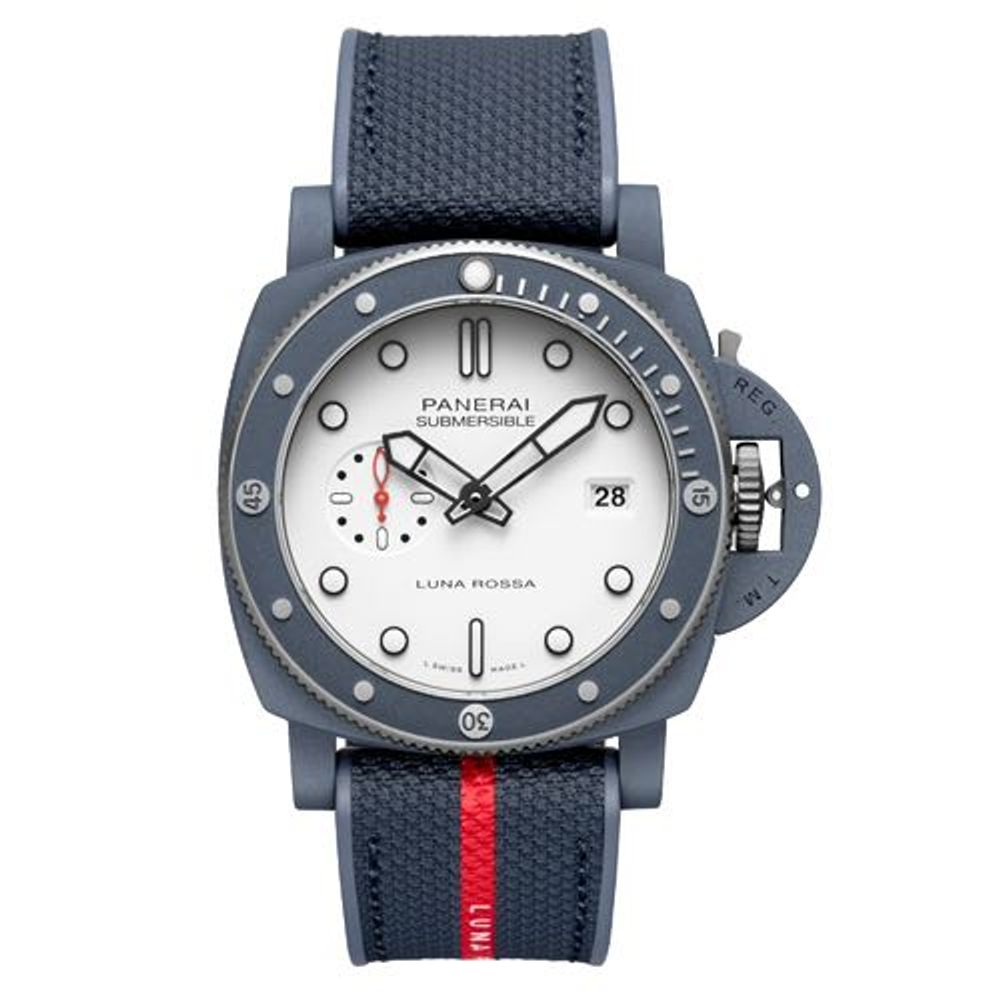 Luminor Panerai Luna Rossa Blue White Dial
