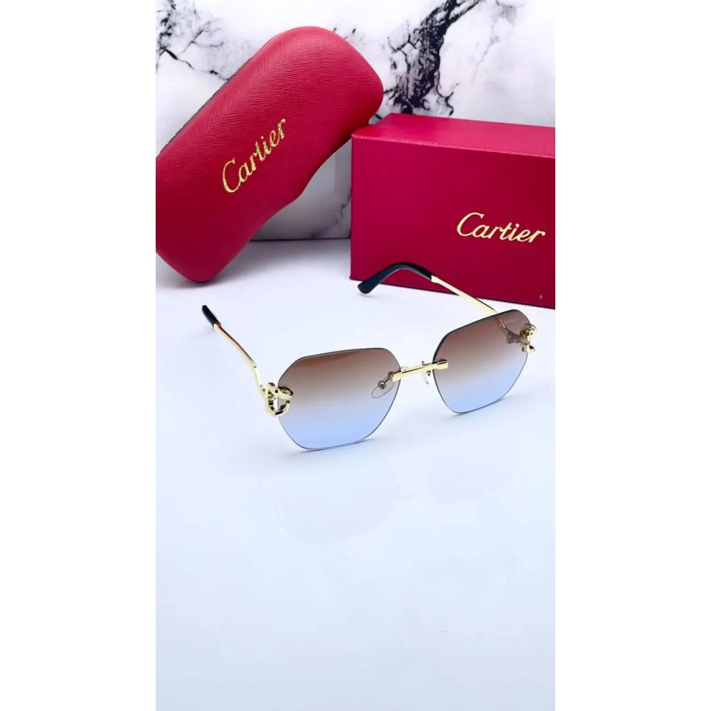Cartier 8822 gold brown blue