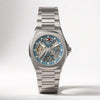 Tommmy Hilfige_r Skeleton Automatic Silver-Sky Blue
