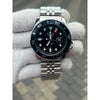 Seik_o Gmt Sports Quartz Back Open 4 Niddle Swift Movement Black