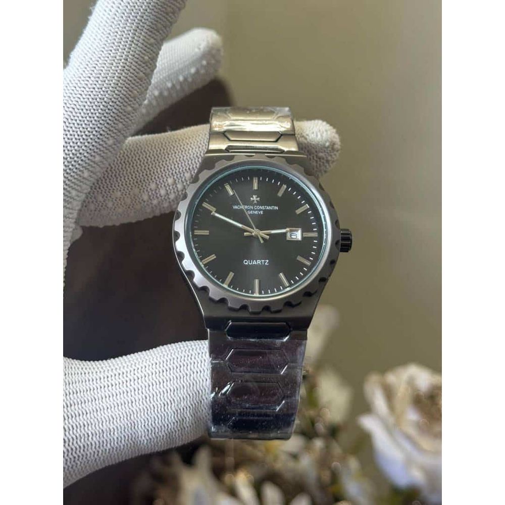 Vacheron Constantin Gunmetal Grey Quartz Premium Watch