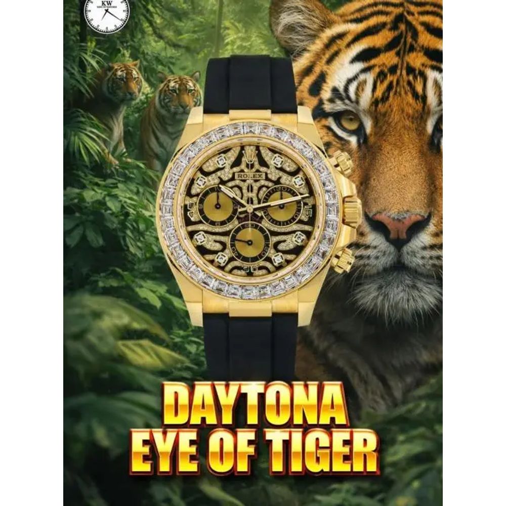 Rolex Daytona Oysterflex Eye Of Tiger Gold