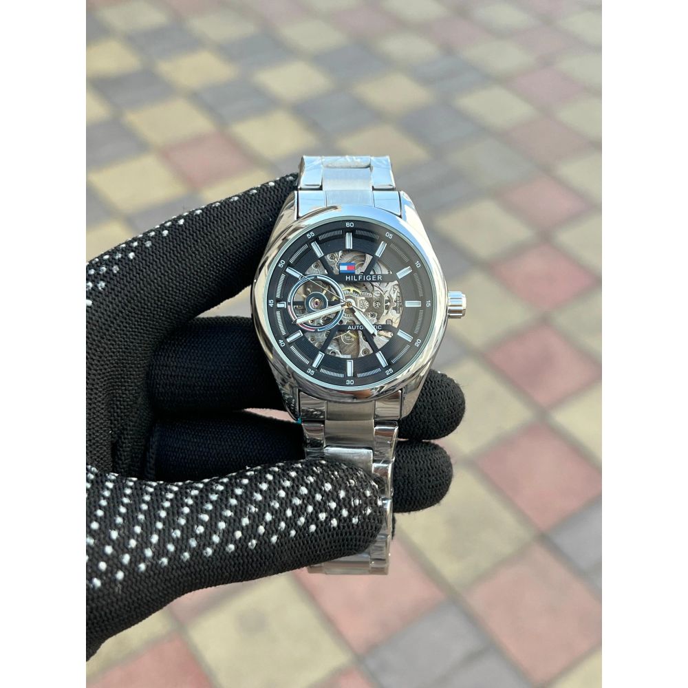 Tommy Hilfiger Automatic Silver Black