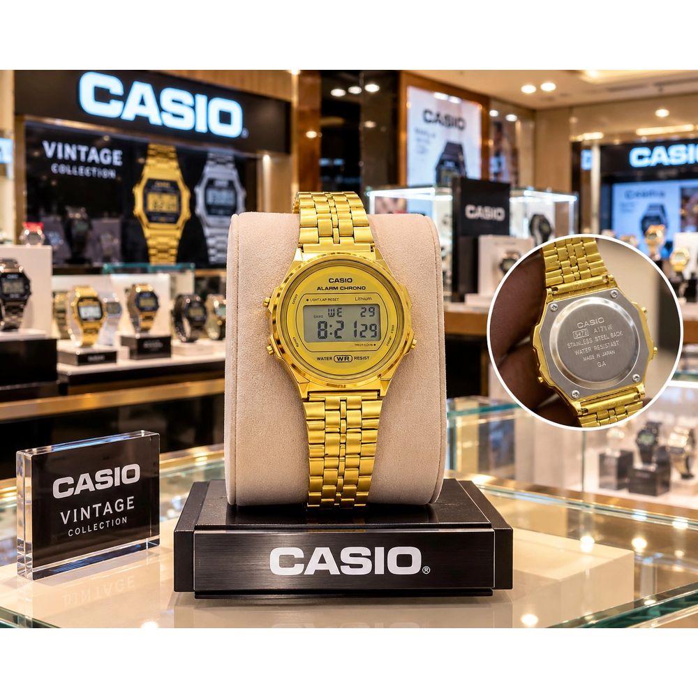 Casio Vintage Digital A171WEG 9A Gold