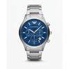Emporio Arrwa%! Classic Silver Blue Dial