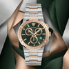 Versace Greca Logo Chronograph Silver Copper