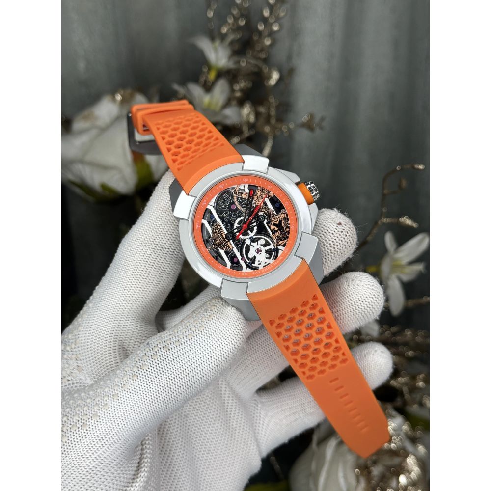 Jacob&Co. Silver Orange Premium Automatic Watch