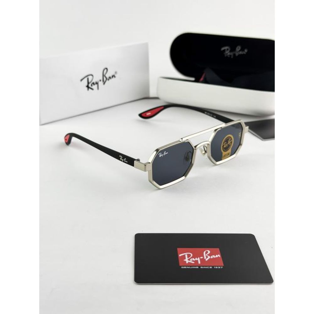 REY BAN 05 SILVER BLACK-56