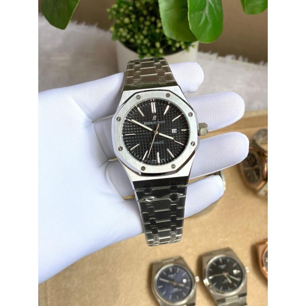 Audemar Piguet Royal Oak FST SIlver Black Dial AT471