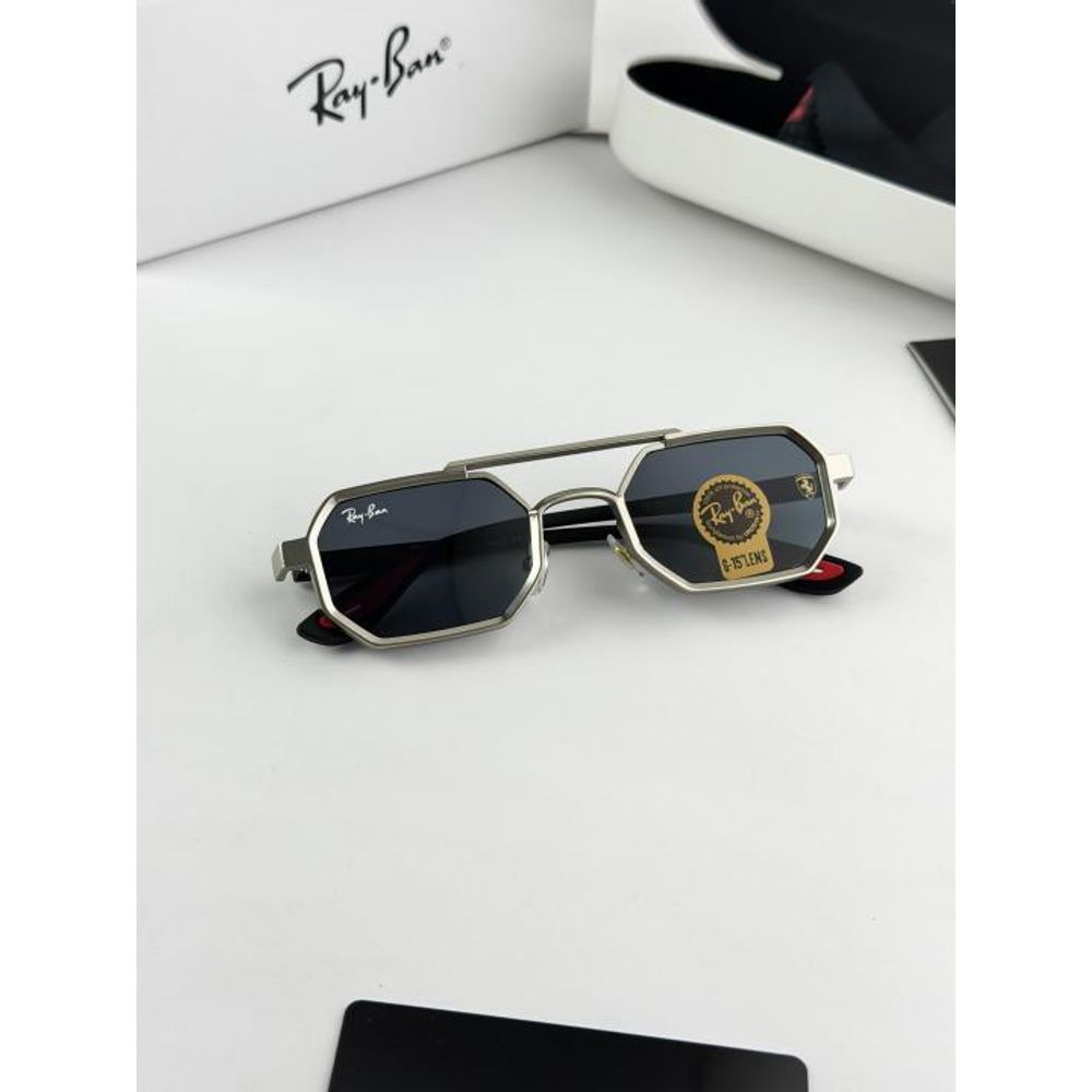 REY BAN 05 SILVER BLACK-56