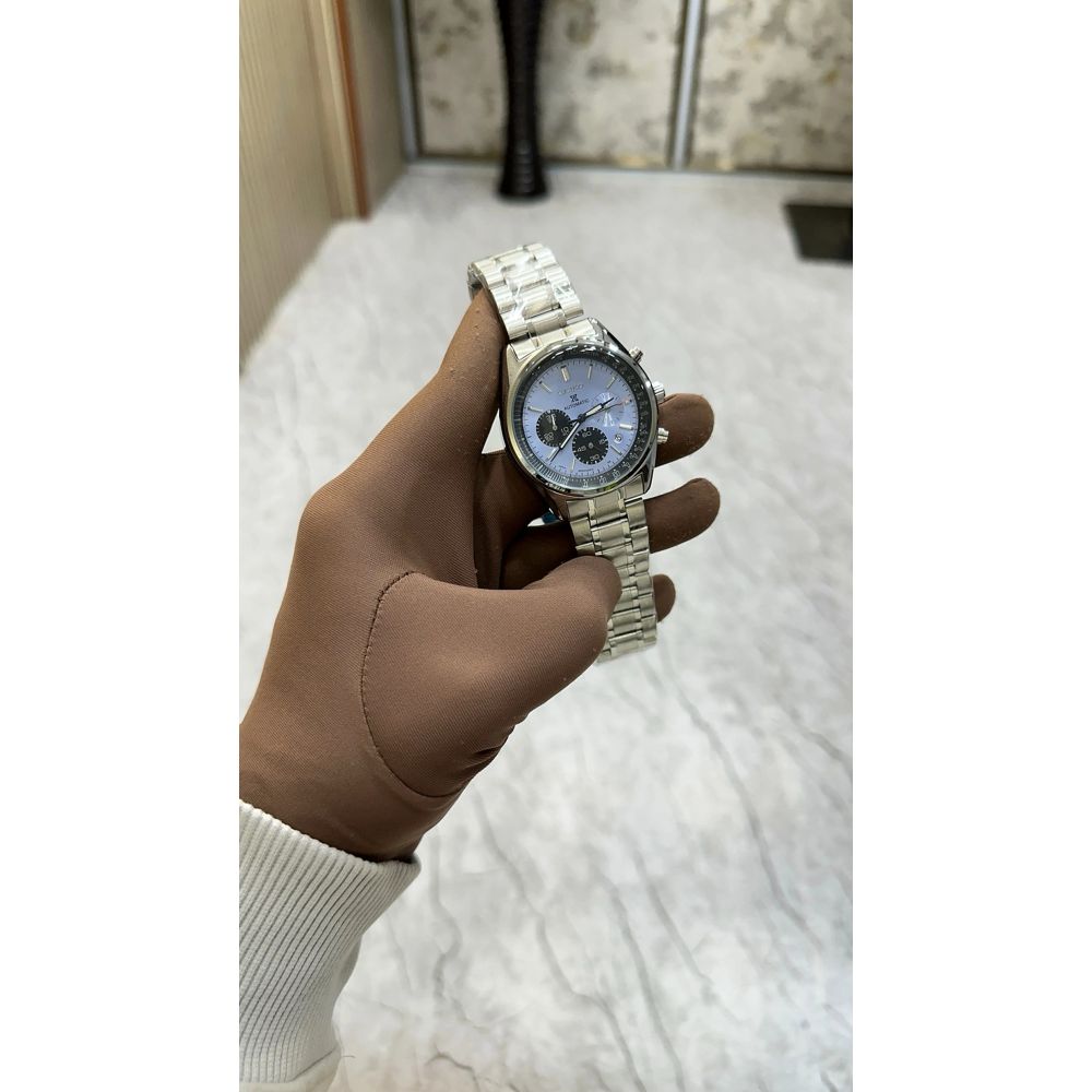 Seiko Prospex Chronograph Silver-Skyblue