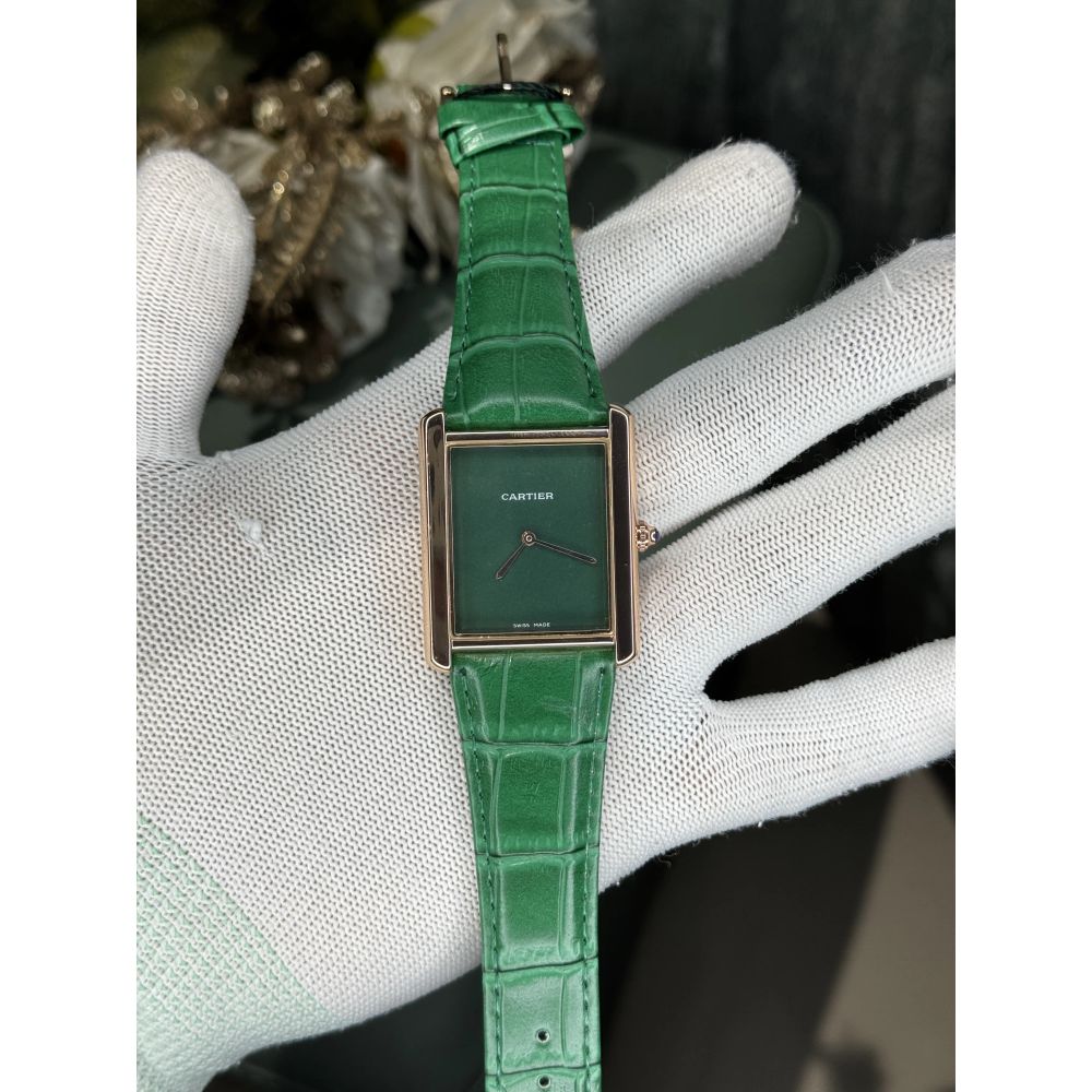 Cartie r Tank Louis Copper Green Slim Premium Watch