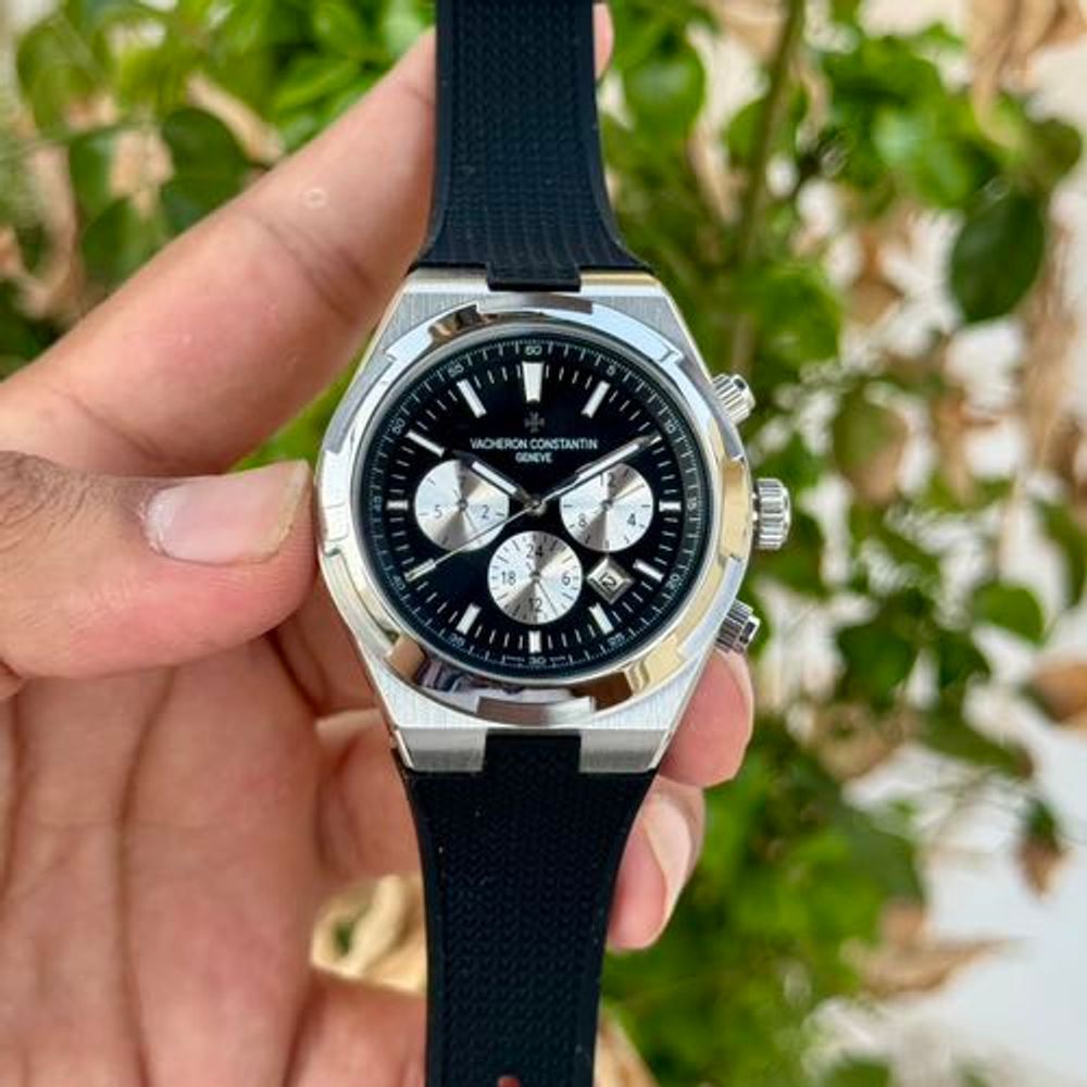 Vacheron Constentin Chronograph Black Silver Automatic
