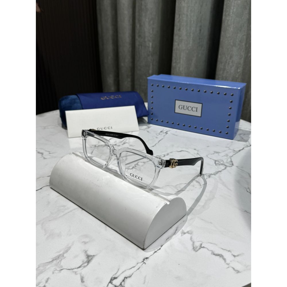 Gucc i Ice Black Glossy Premium Glasses 1537