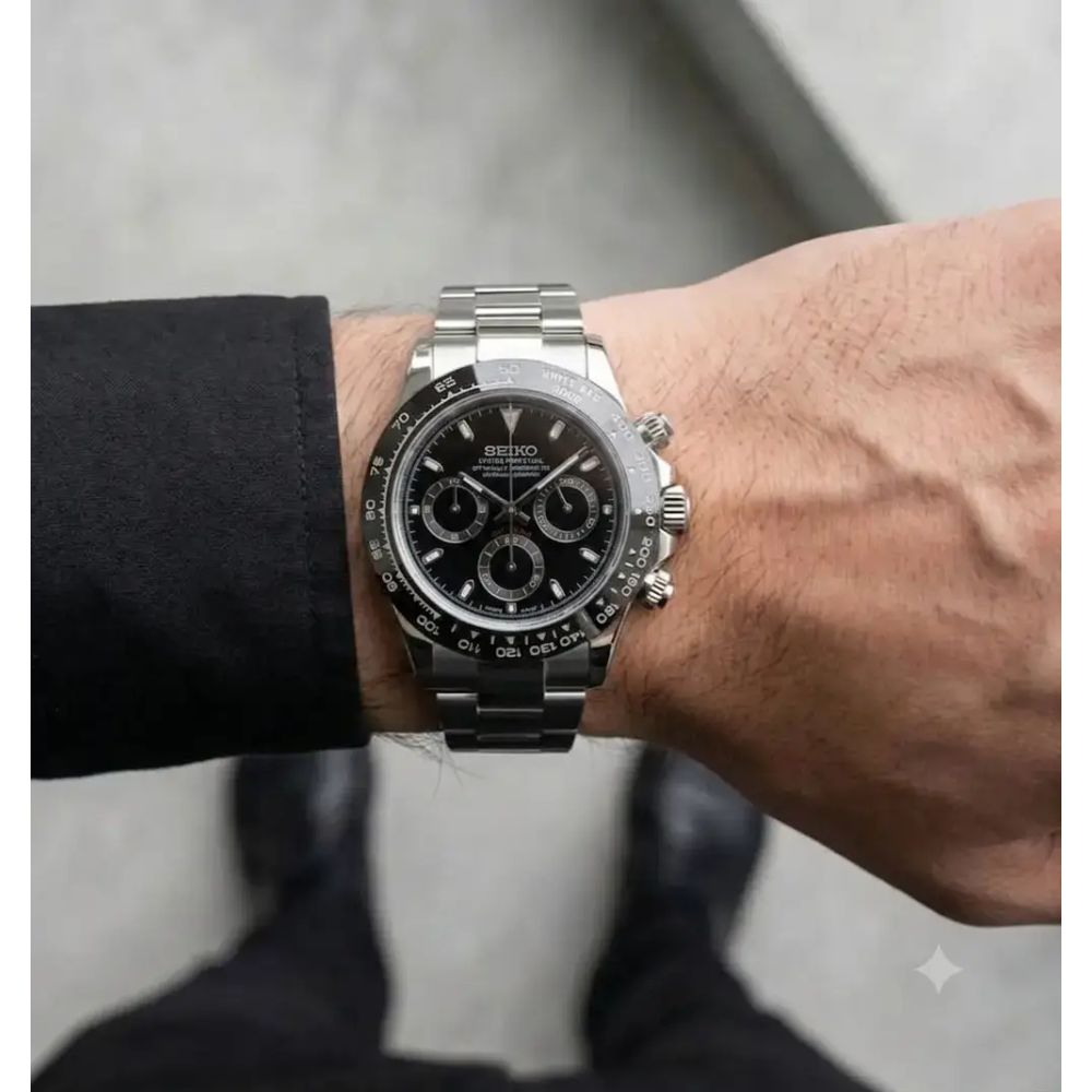 Seiko Daytona Black Dial