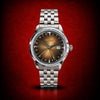 Seiko Pressge Cocktail Time GMT Stainless Steel Brown Dial