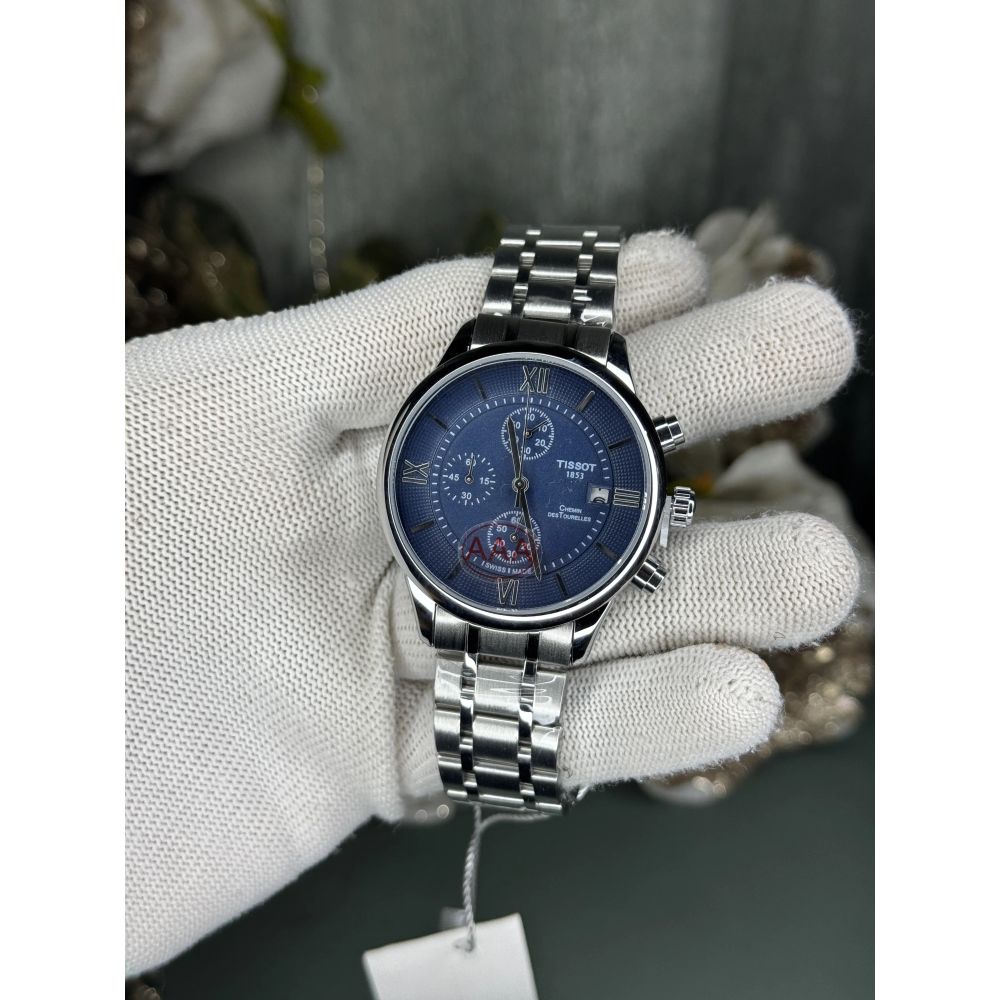 Tisso t Chemin Des Tourelles Blue Premium Chronograph Watch