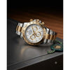 Rollex Daytona Oyster Perpetual Two Tone Gold White Dial