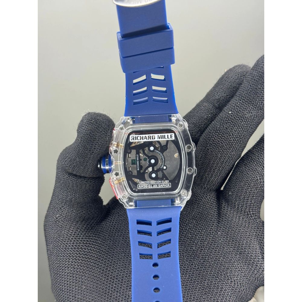 Richard Mille Mc Laren Blue Chronograph Watch