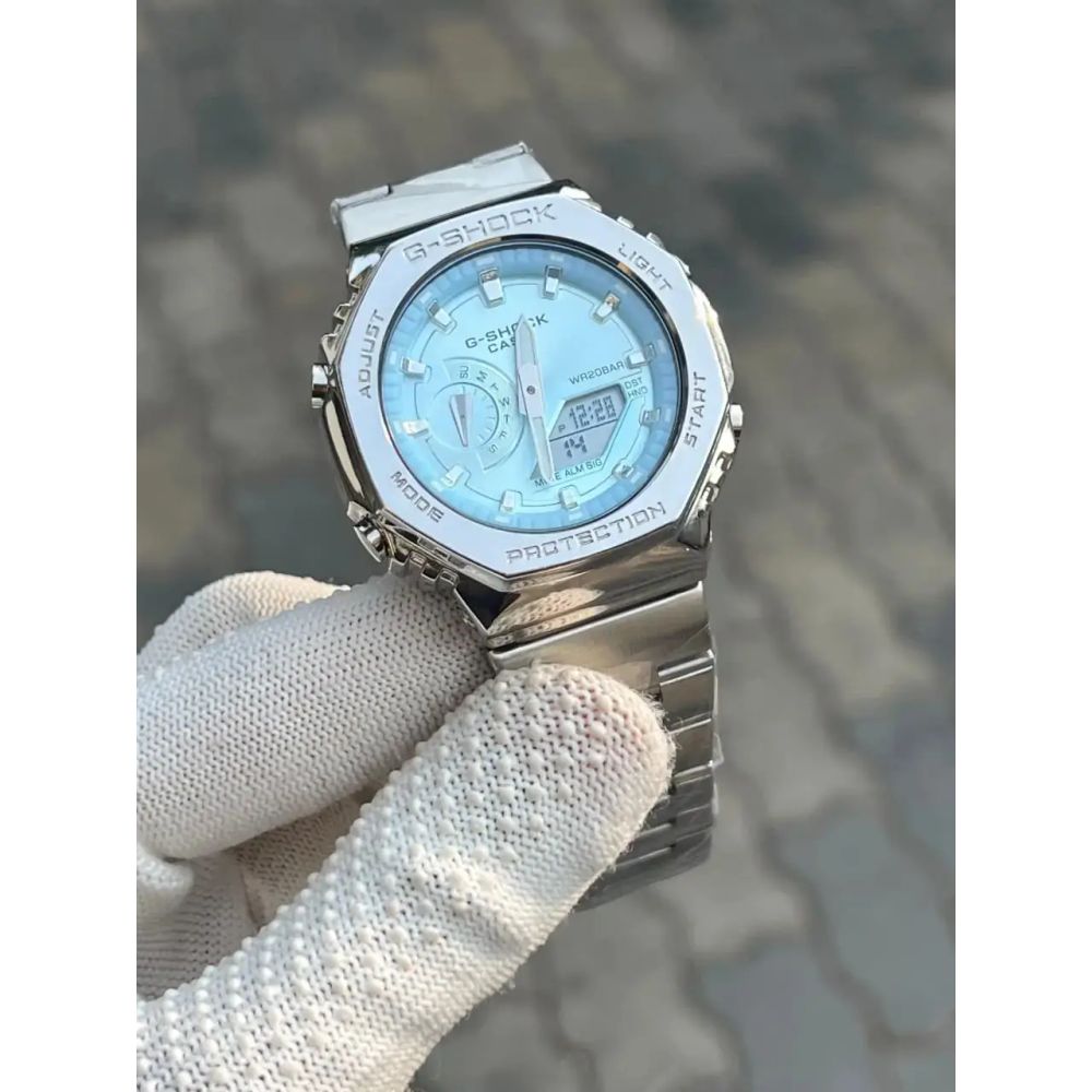 G Shock Gm 2100 TiffanY Blue Chain