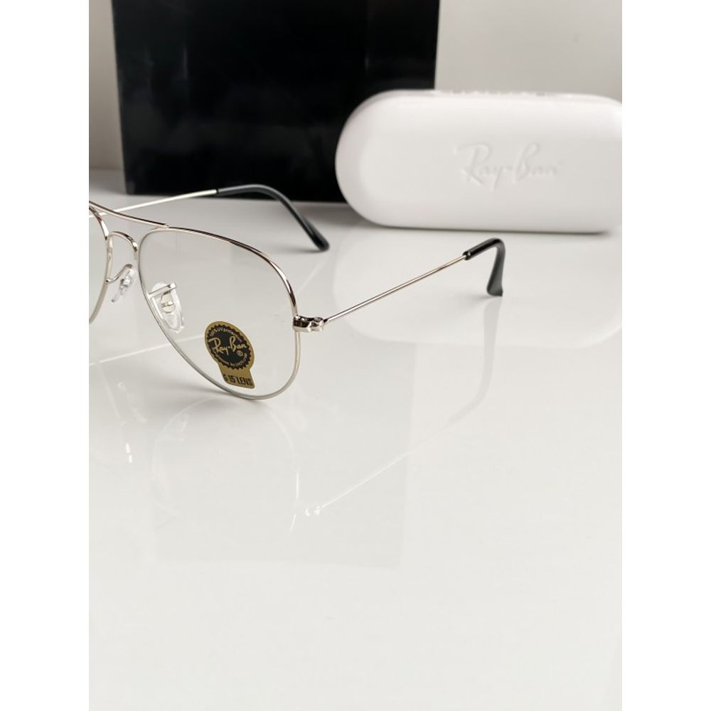 Rey ban silver frame