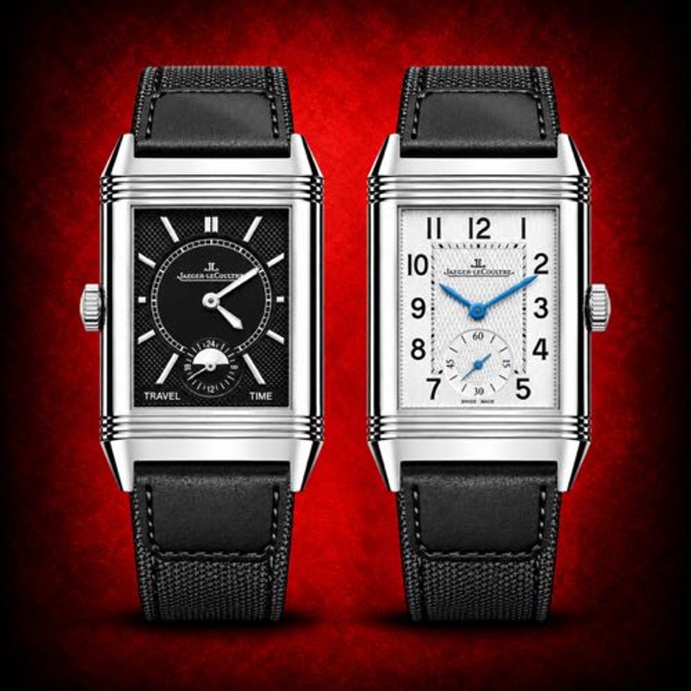 Swiss ETA Jaegar-Le Coultre Reverso Dual Strap