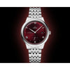 omega De Ville Prestige Silver Red