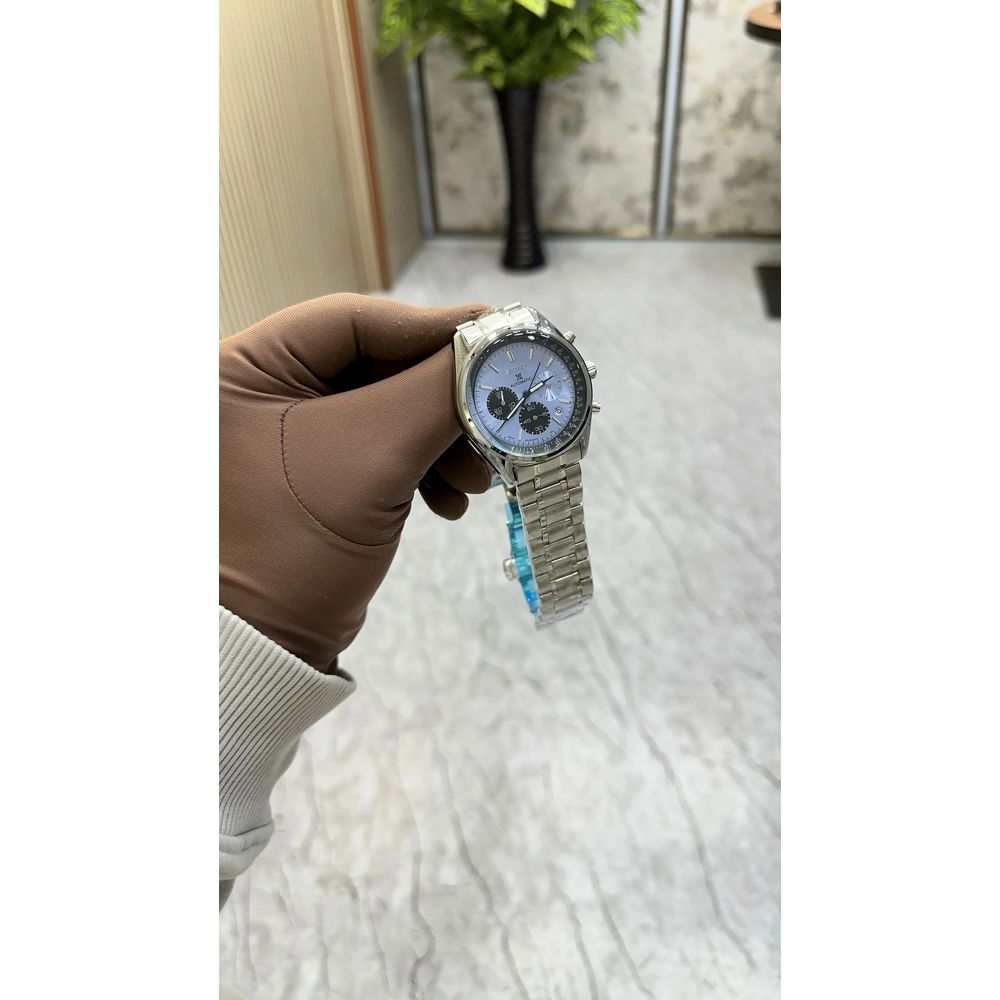 Seiko Prospex Chronograph Silver-Skyblue