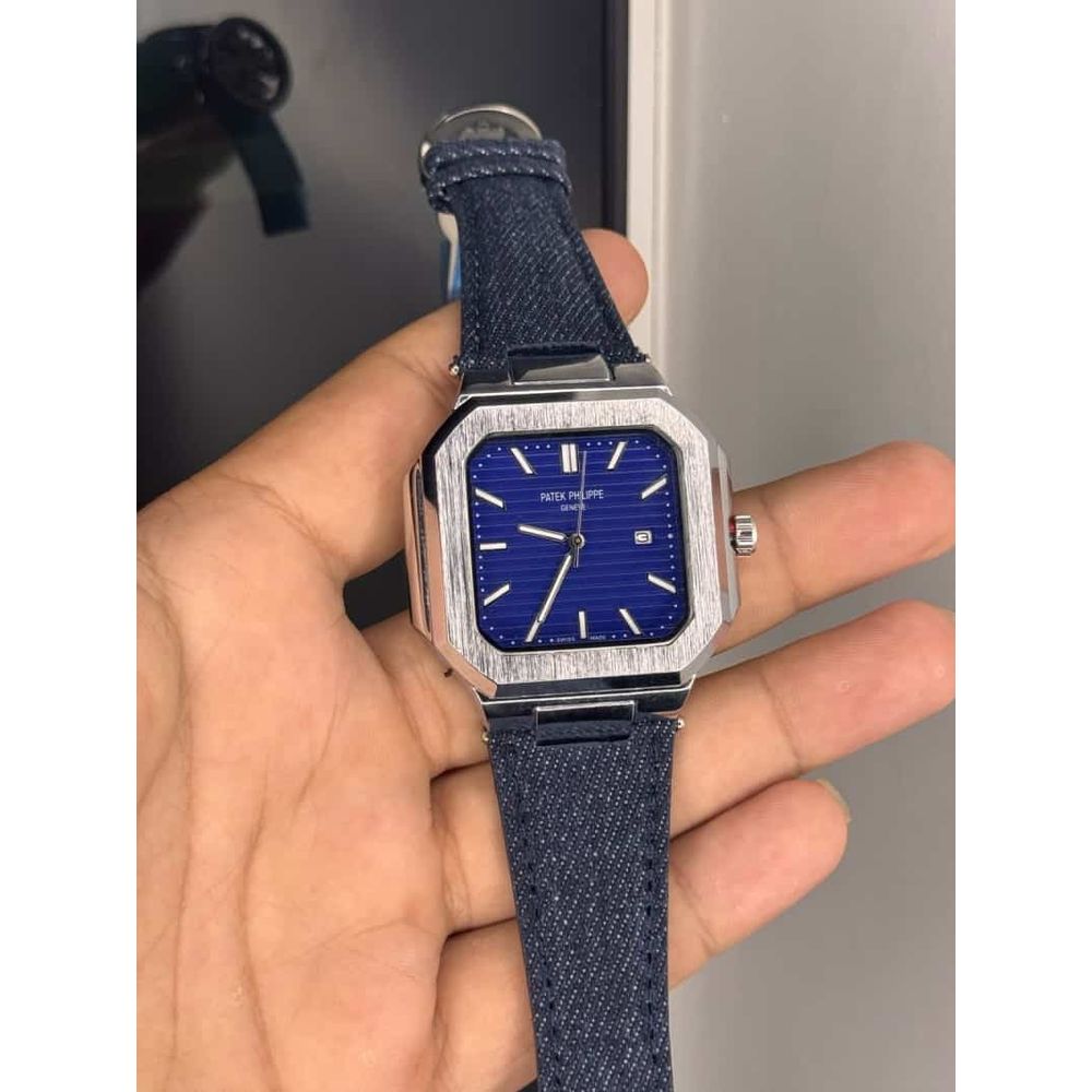 Sale Patek_Philippe Cubitus denim belt blue dial