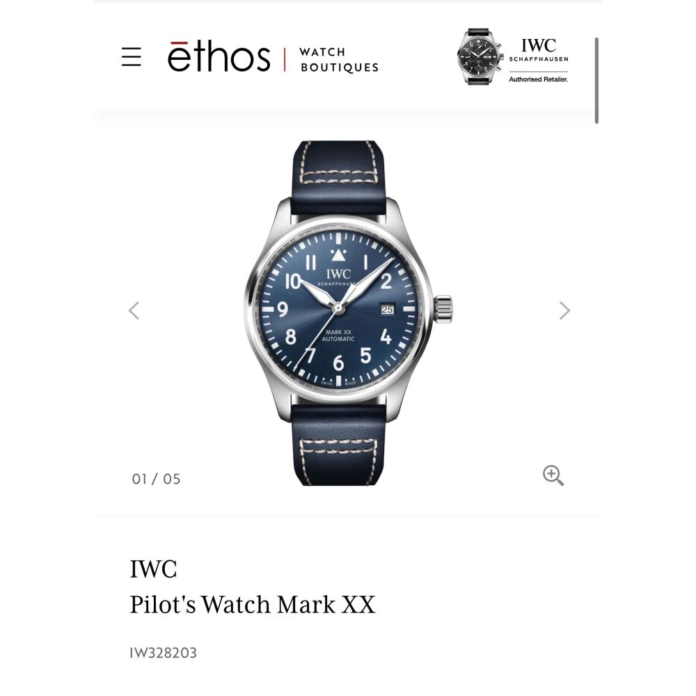 IWC Pilot's Watch Mark XX IW328203